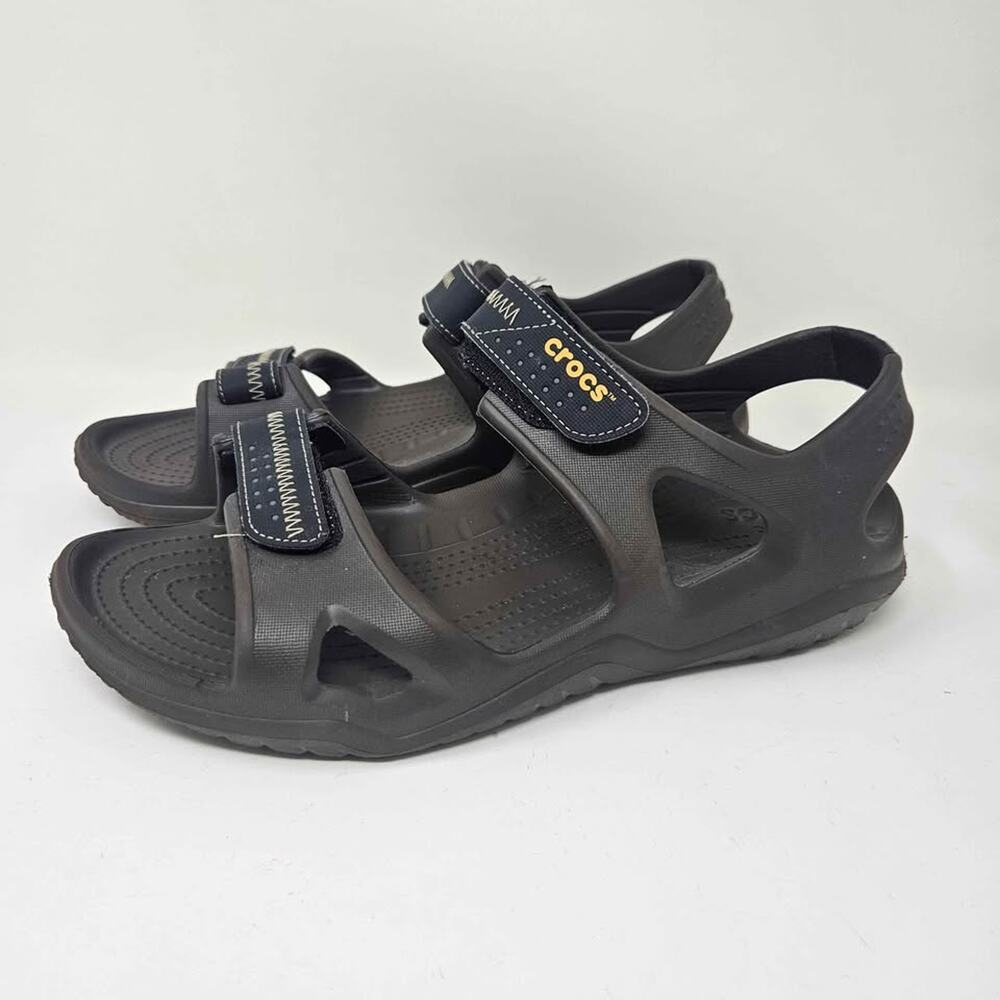 Crocs Men's 10 shoes Sandals Brown